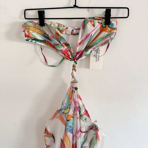 NWT Rococo Sand Multi Tropical Rio Braided Maxi Dress XS - Picture 3 of 7